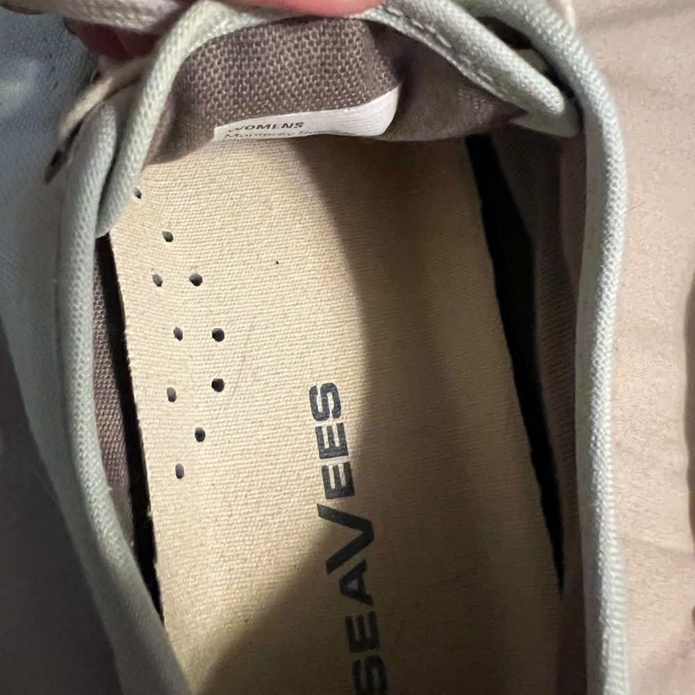 SeaVees Women's Canvas Sneakers - Light Blue - Picture 6 of 6